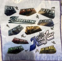 正規一 方巾 手渡禮物