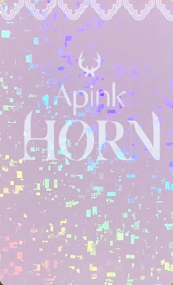 HORN ia 線上 簽售卡  背面