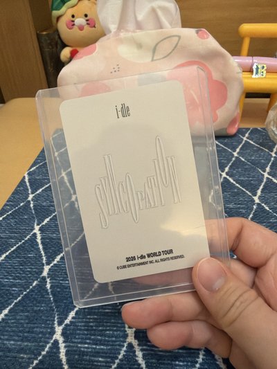 idle 2026 世巡 周邊小卡 面姐 麵麵 薇娟