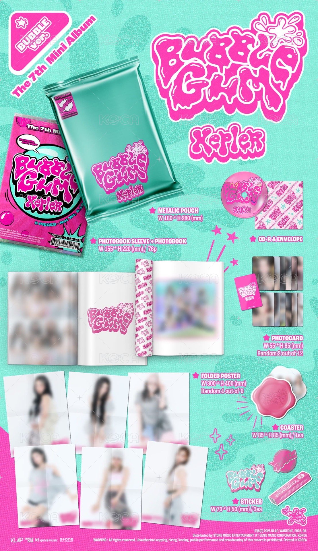 Kep1er-BUBBLE GUM Bubble版