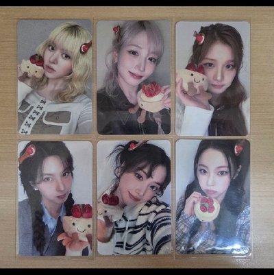 現貨 NMIXX 正規一 數星星 幸運卡 草莓蛋糕一套