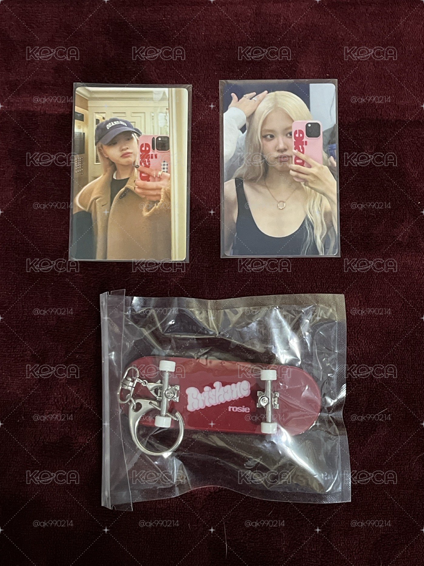  Brisbane rosie 限定海報 / 鑰匙圈小滑板/ 滿額ㄧ套