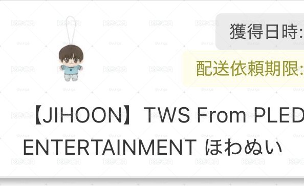 TWS JIHOON娃 日本夾娃娃機 ほわぬい