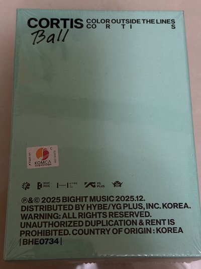 cortis全新未拆球專