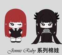 Jennie名創聯名 娃娃玩偶 