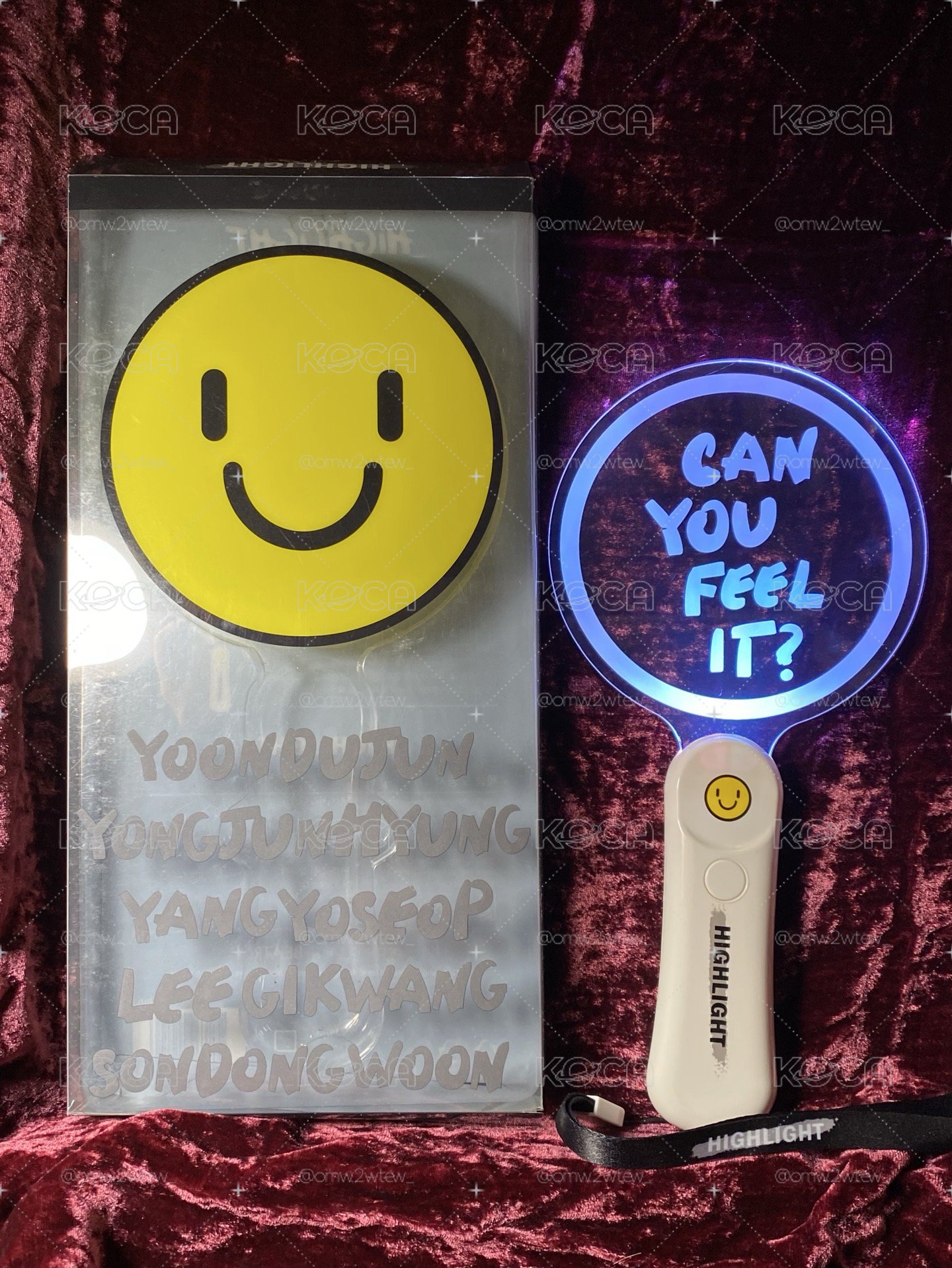⎝HIGHLIGHT⎞降價售 🥊OFFICIAL LIGHT STICK CAN YOU FEEL IT? MD燈板
