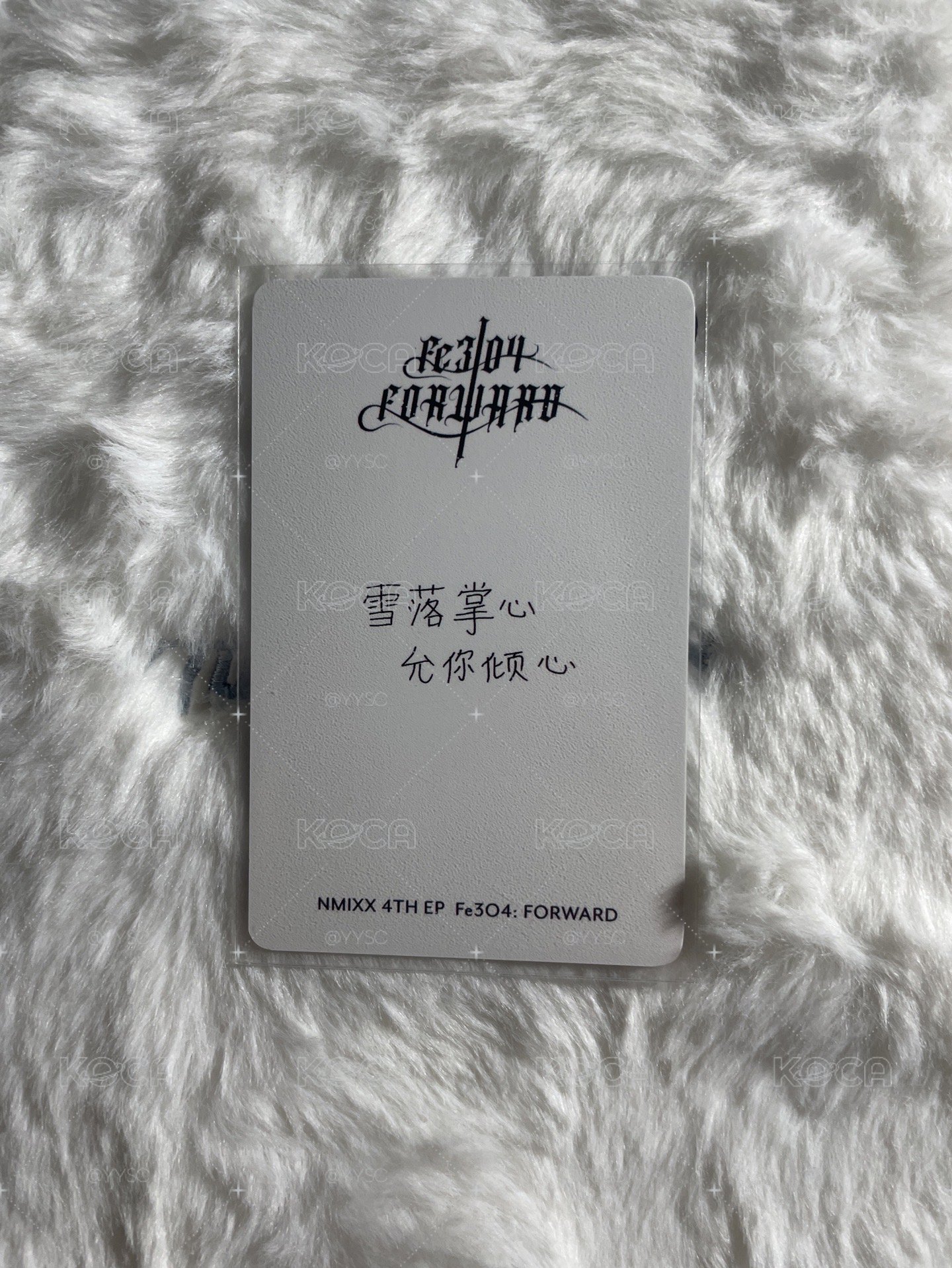 直出 薛 中背  FORWARD 泡泡摩奇 簽售卡 澳門手渡