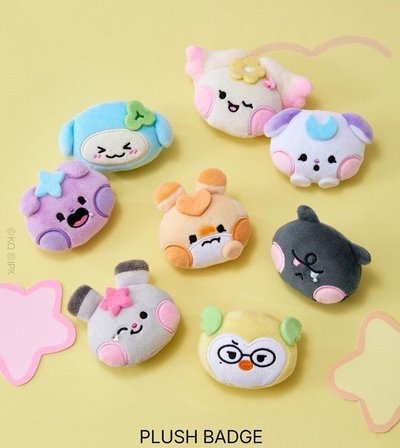 MIGHTEEZ 徽章 PLUSH BADGE