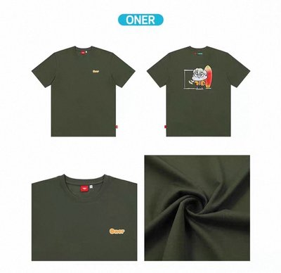 聯名款短T 全新吊牌未拆 ONER