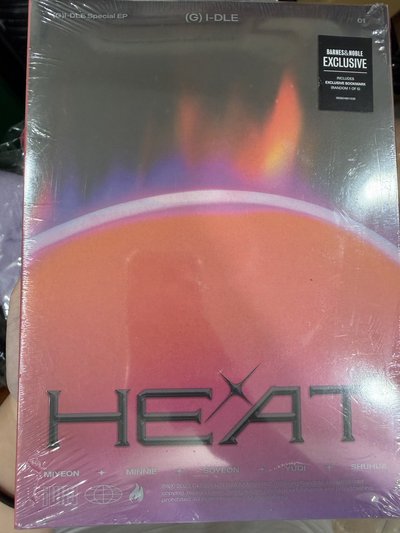 I-DLE HEAT全新未拆 美專 B&N/TARGET/D2C 特典