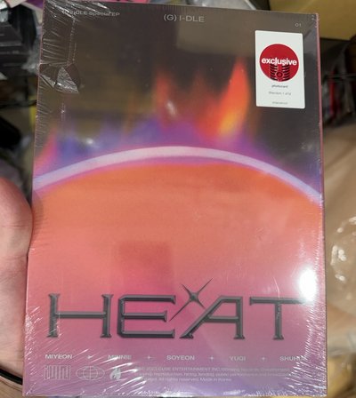 I-DLE HEAT全新未拆 美專 B&N/TARGET/D2C 特典