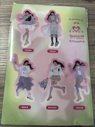 ILLIT ROCKFISH滿額貼紙