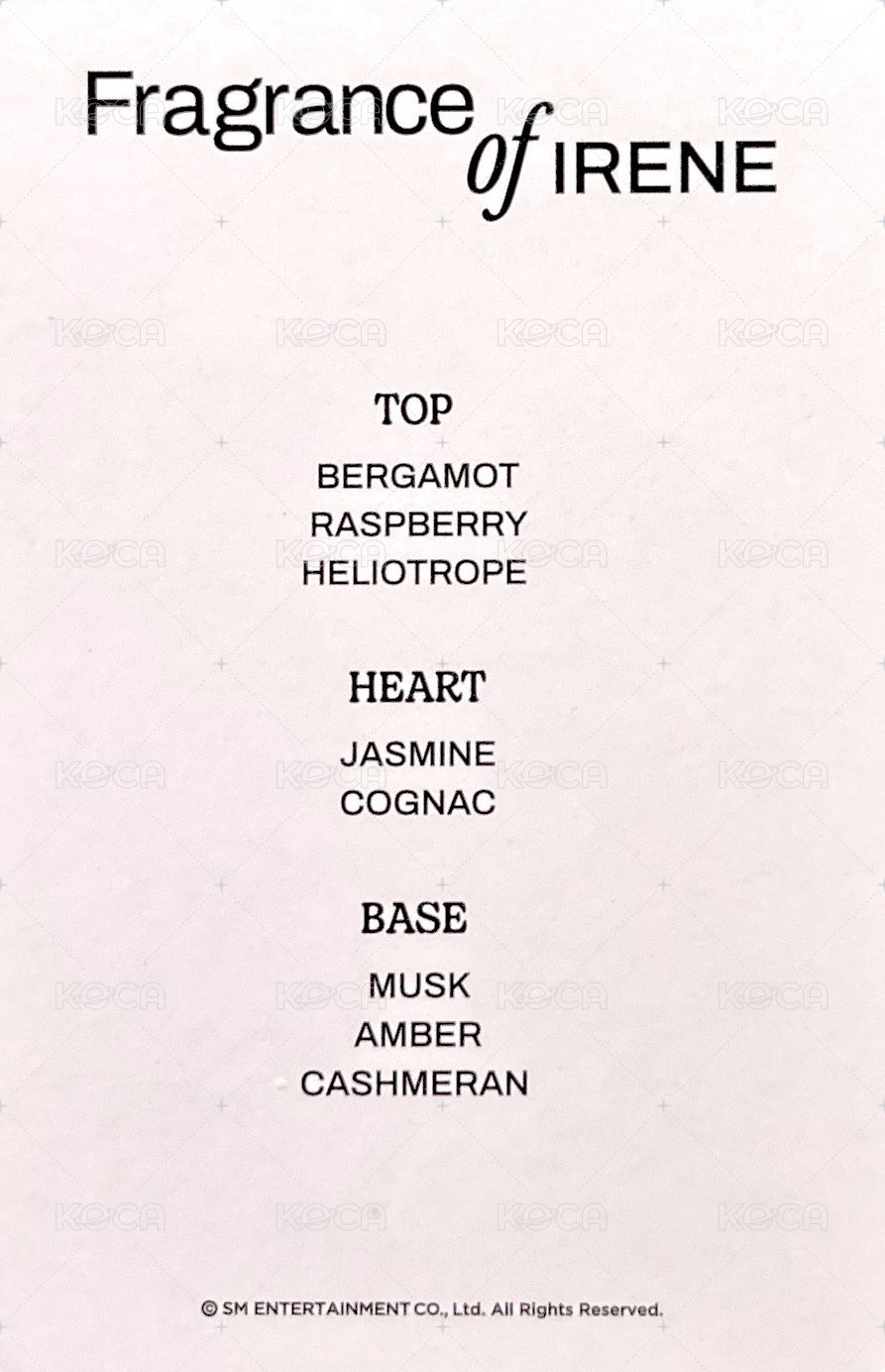 10週年 周邊卡 香水姐 背面