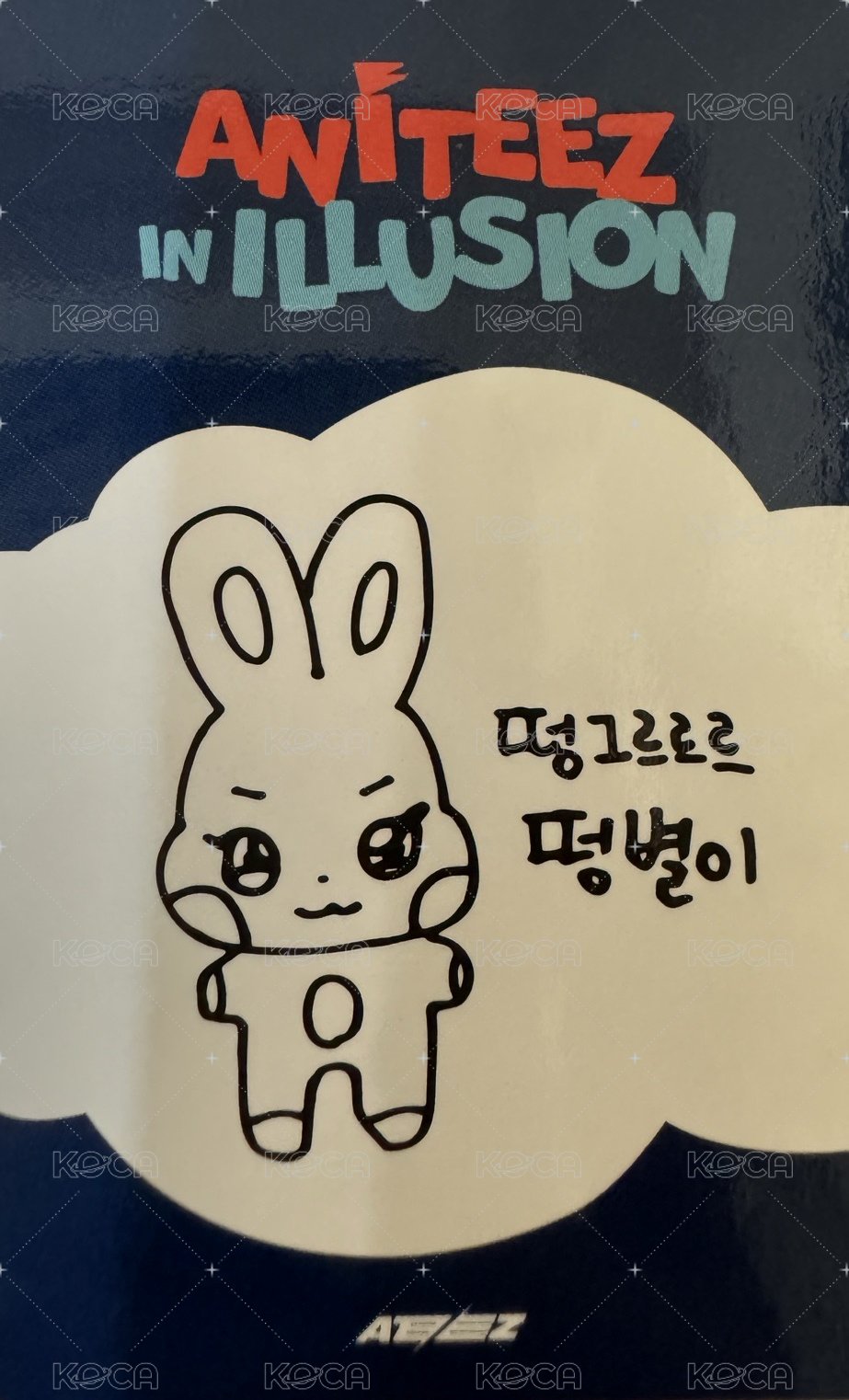 ANITEEZ IN ILLUSION 周邊卡 Photo Package  背面