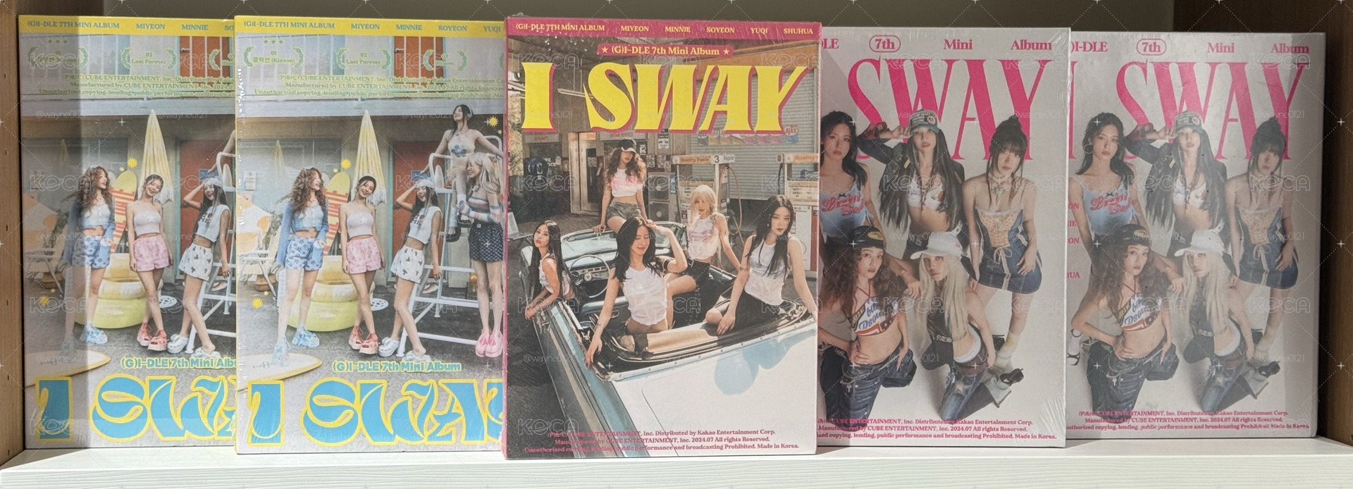 i-dle I SWAY 全新未拆專