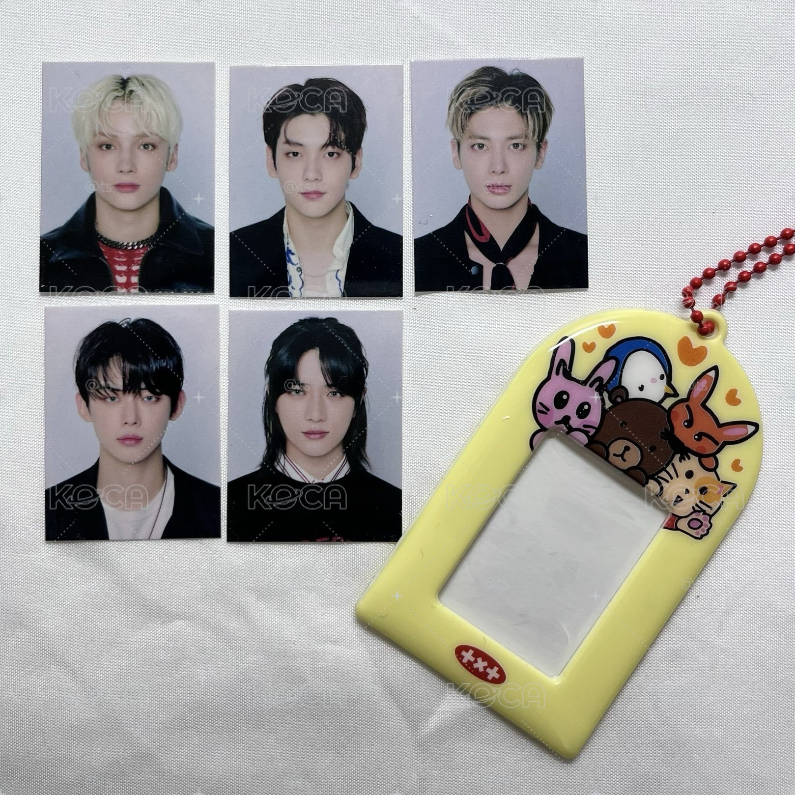 TXT 22deco kit證件照一套+卡套 崔秀彬 崔然竣 崔杋圭 姜太顯 休寧凱