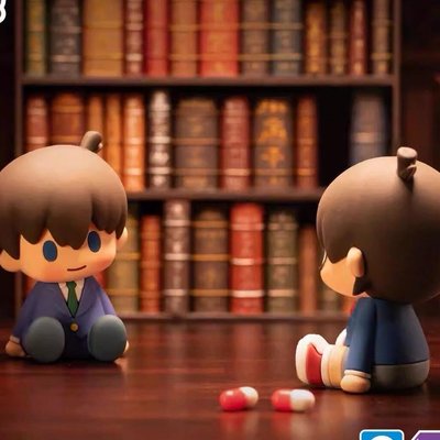 預購 名偵探柯南 正品萬代POTEPOTTE-R 手辦坐姿盲盒滴膠玩偶