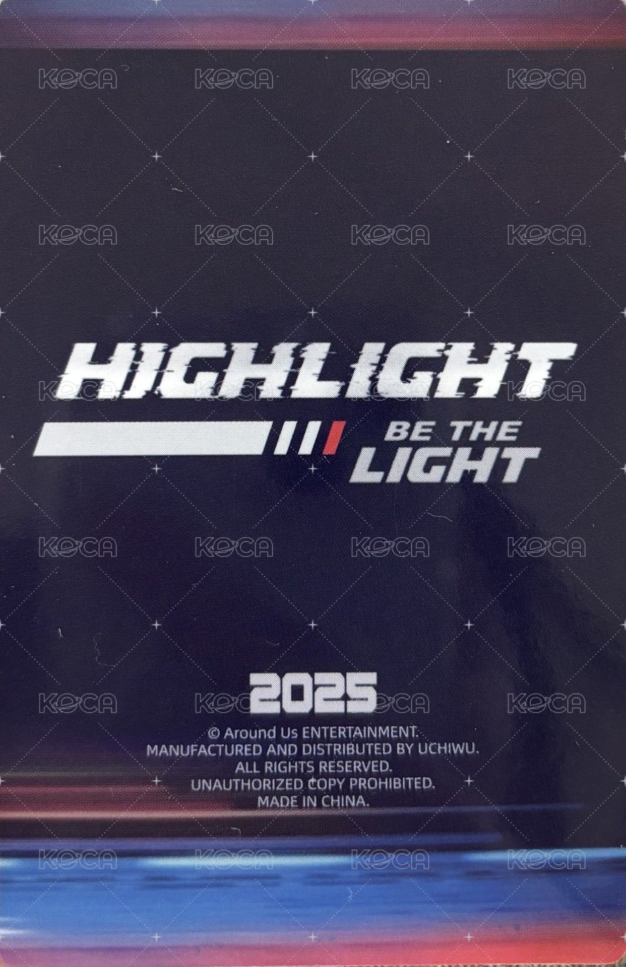 上海fm 入場卡 / 場限卡  背面