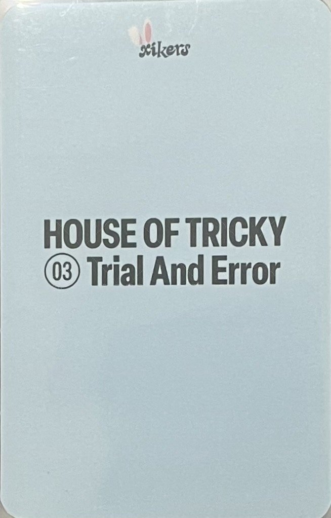 迷三 knpops 線下2.0 簽售卡  背面