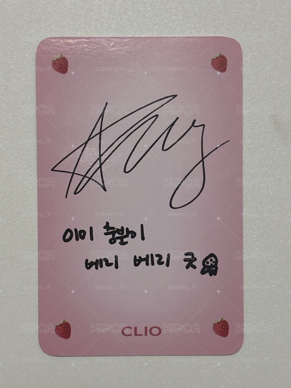 CLIO 4.0 代言卡
