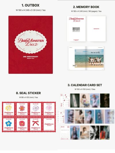 二週年單成員拆售 年曆拆售