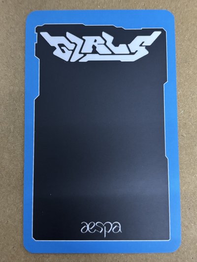 aespa Winter 冬天 Girls kms 簽售卡 簽售1.0v1冬 冬-69