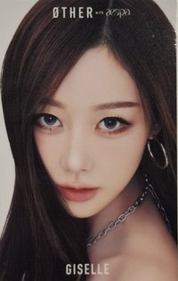 代言卡 ØTHER美瞳 代言卡 貼紙吉