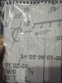 翻閱桌曆、貼紙組、5格照片卡一組5個、電子專