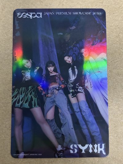 （瑕）aespa 團卡 DCT 隨機卡 日本sc隨機團卡 團-01