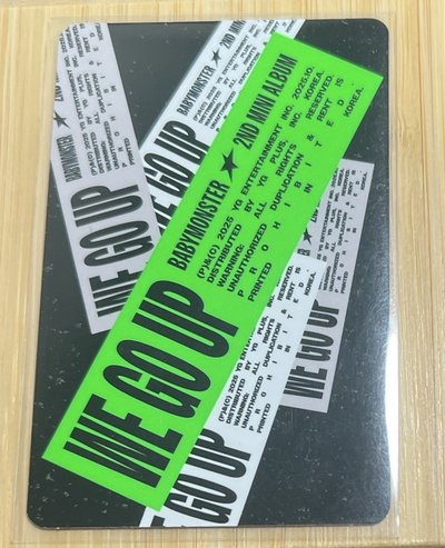 WE GO UP 專輯卡 we ver./PHARITA