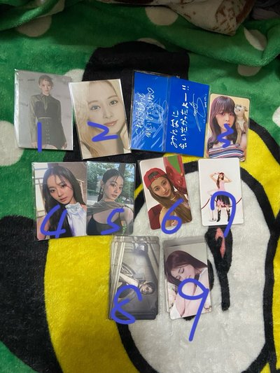 TWICE子瑜官方小卡專卡