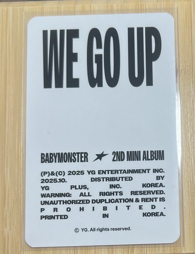 WE GO UP 隨機卡包 隨機卡 /RUKA