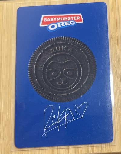 BABYMONSTER x OREO 代言卡 /RUKA