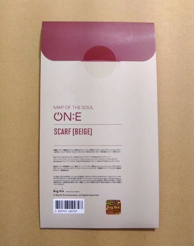 BTS | ON:E 圍巾 絲巾 全新未拆封