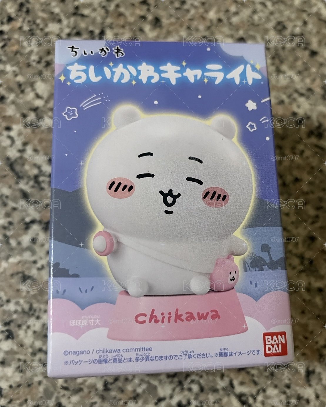 BANDAI 盒玩發光公仔（吉伊背包款）