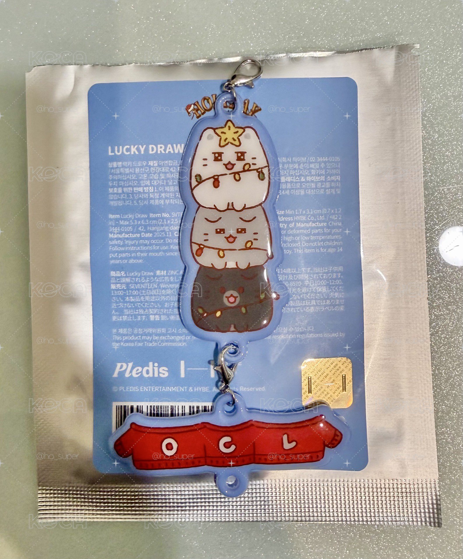 miniteen 聖誕LD吊飾 俊