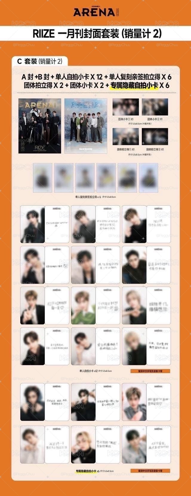 Arena雜誌安set