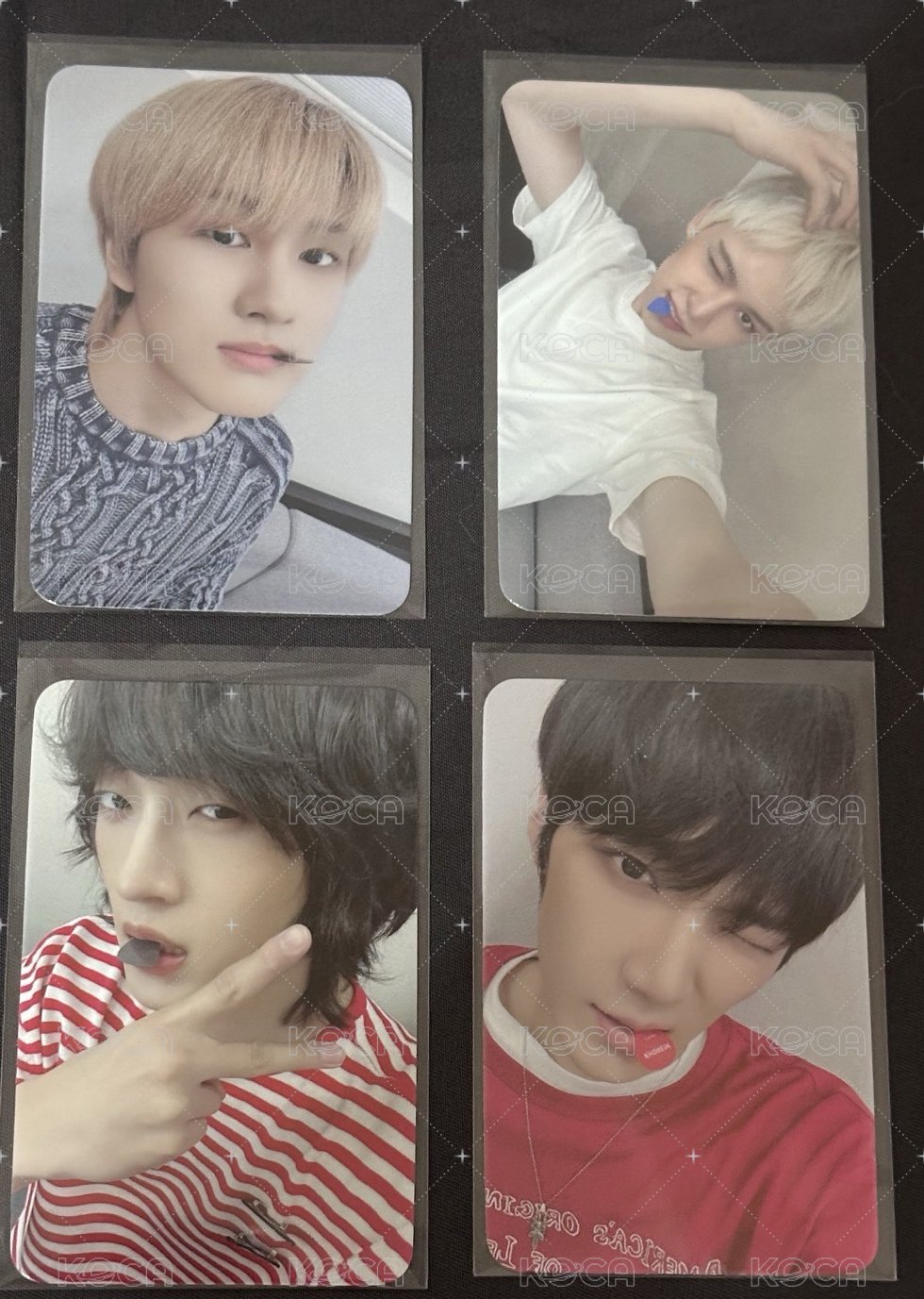 正規一 msg 線下1.0 簽售卡  背面