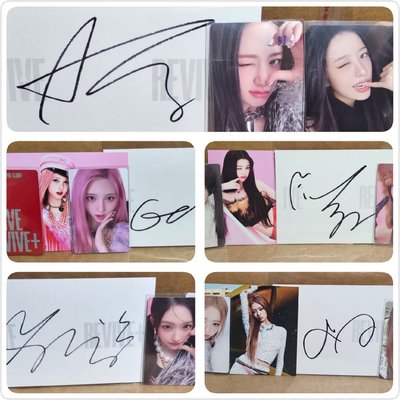 現貨【美國官網】IVE REVIVE+ 全專 (已拆封確認簽名卡) 簽名專輯 兪真 員瑛 Liz Rei 秋天