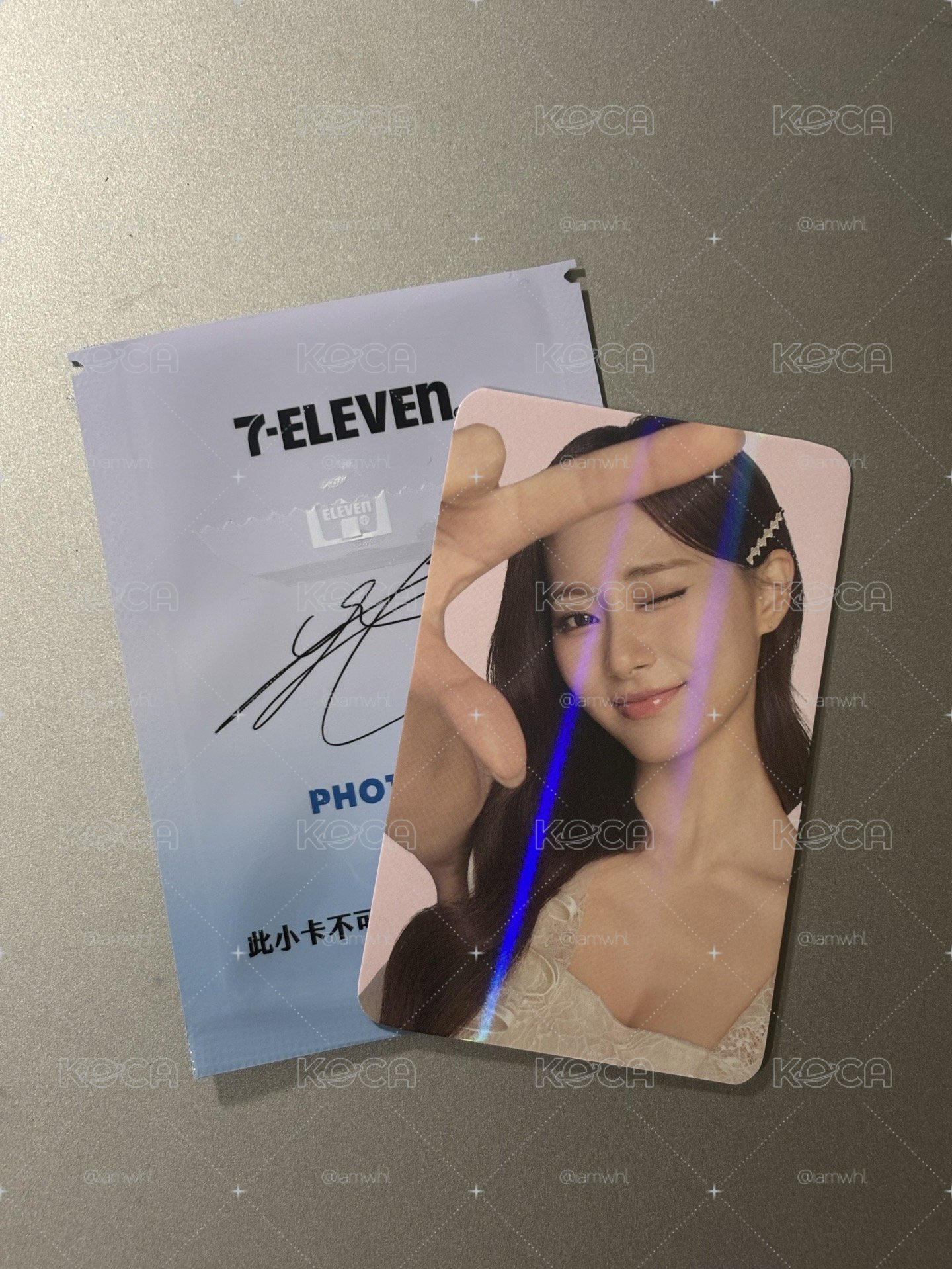 子瑜 7-ELEVEN品牌大使 特別版閃卡