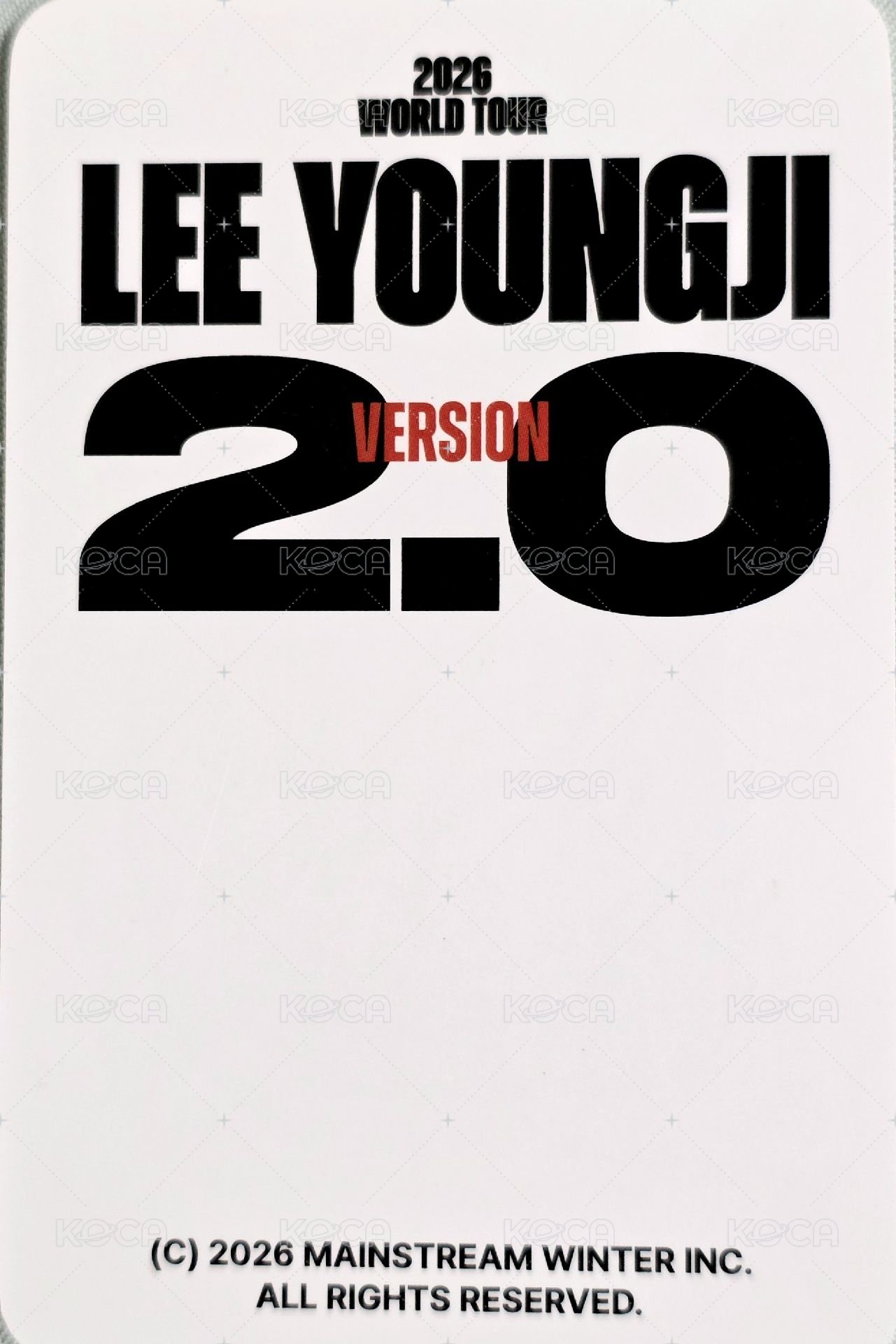 26世巡 周邊卡  背面