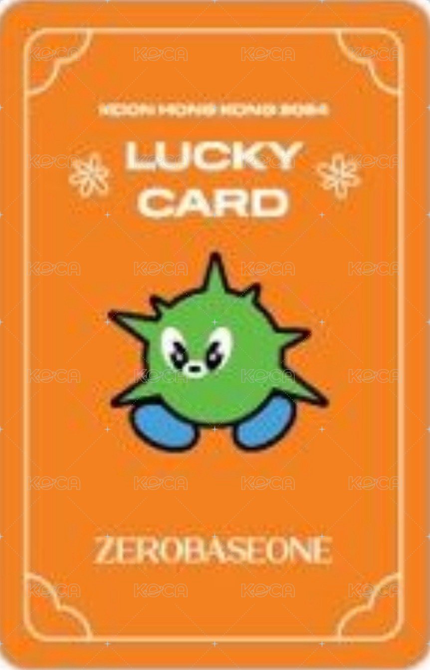 24’KC HK   幸運卡 符咒卡 背面