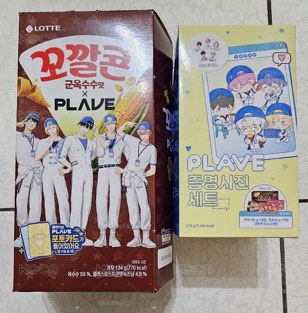 PLAVE GS25 證件照組/金牛角小卡組/地瓜條貼紙組