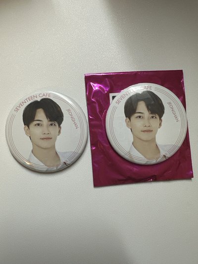SEVENTEEN 20’CAFE徽章 淨漢