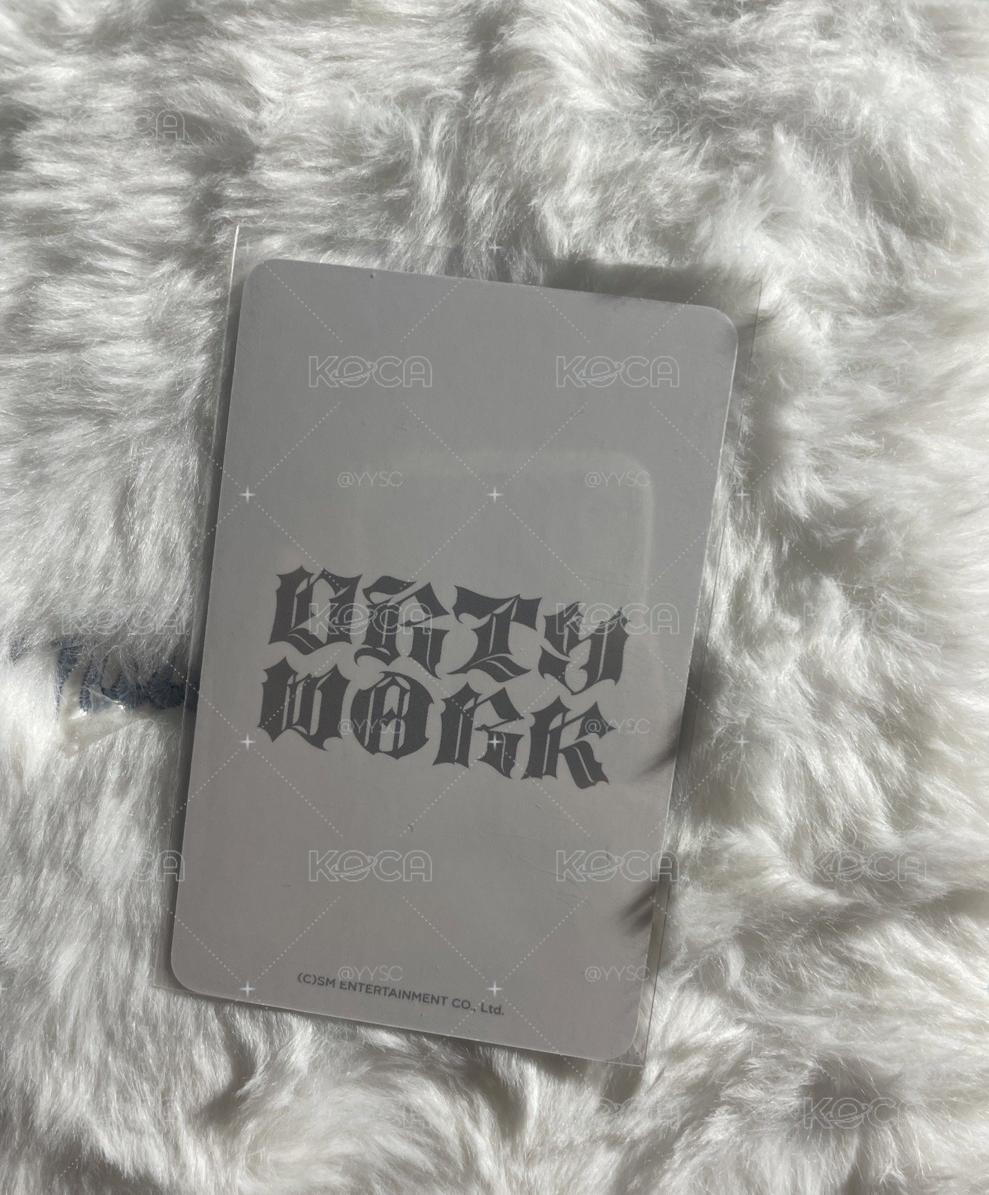 Karina Dirty Work 周邊卡 快閃衣服柚