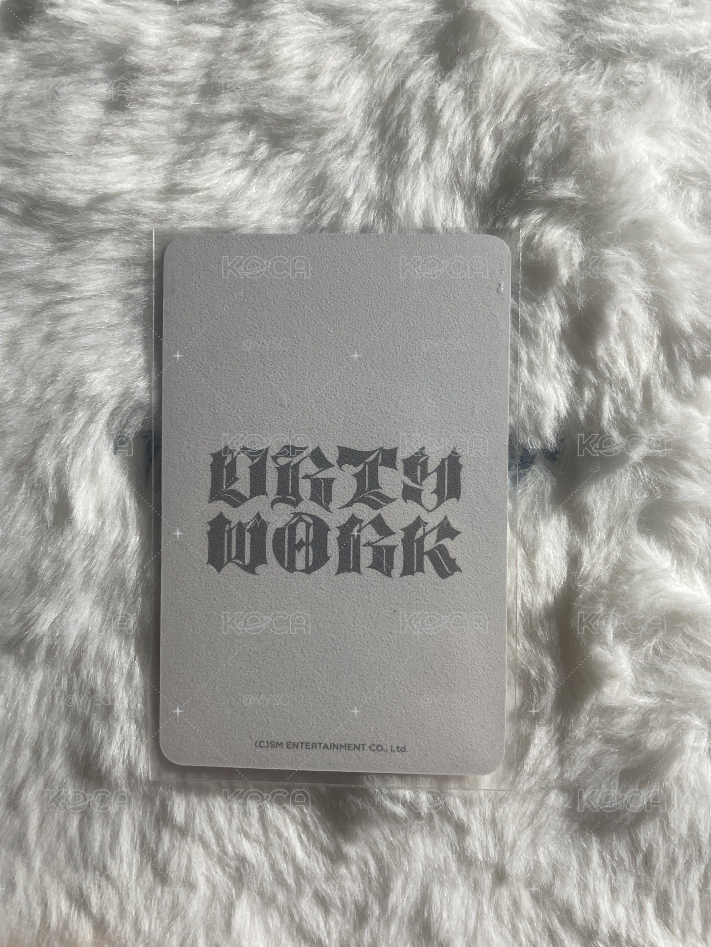 Karina Dirty Work 周邊卡 快閃帽子柚