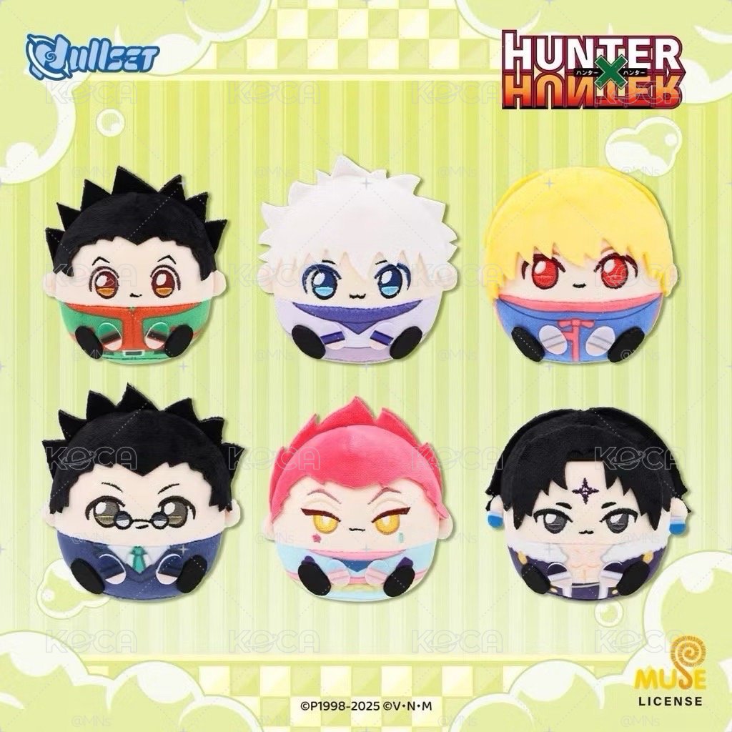 HNUTER X HUNTER獵人 糰子娃娃盲盒 小傑 奇犽 酷拉皮卡 雷歐力 西索 庫洛洛NULLSET 木棉花