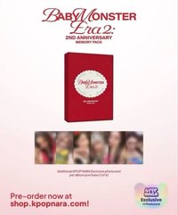 BABYMONSTER 2週年紀念周邊 KPOP NARA 美通 特典