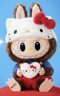 THE MONSTERS x HELLO KITTY-搪膠毛絨公仔 公仔 