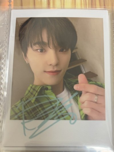 Dino 李燦 日本小卡 小燦畫的Hoshi哥超口愛的喔！